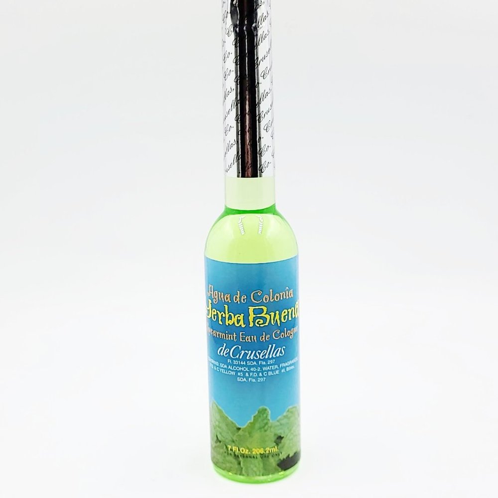 Spearmint Cologne 7oz 207ml Yerba Buena Spiritual Cologne de Crusellas